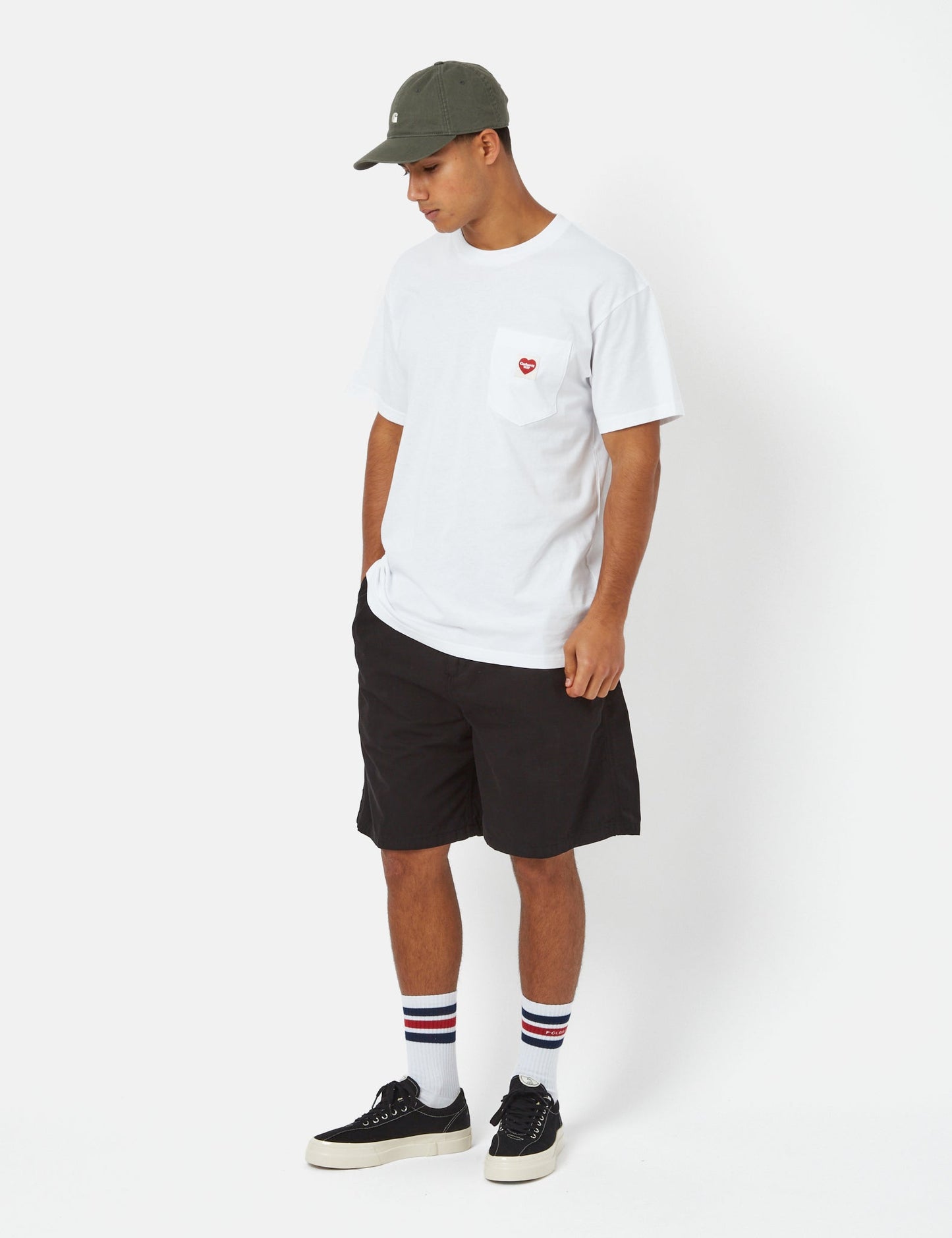 Shorts Colston (Ample) - Délavé Noir