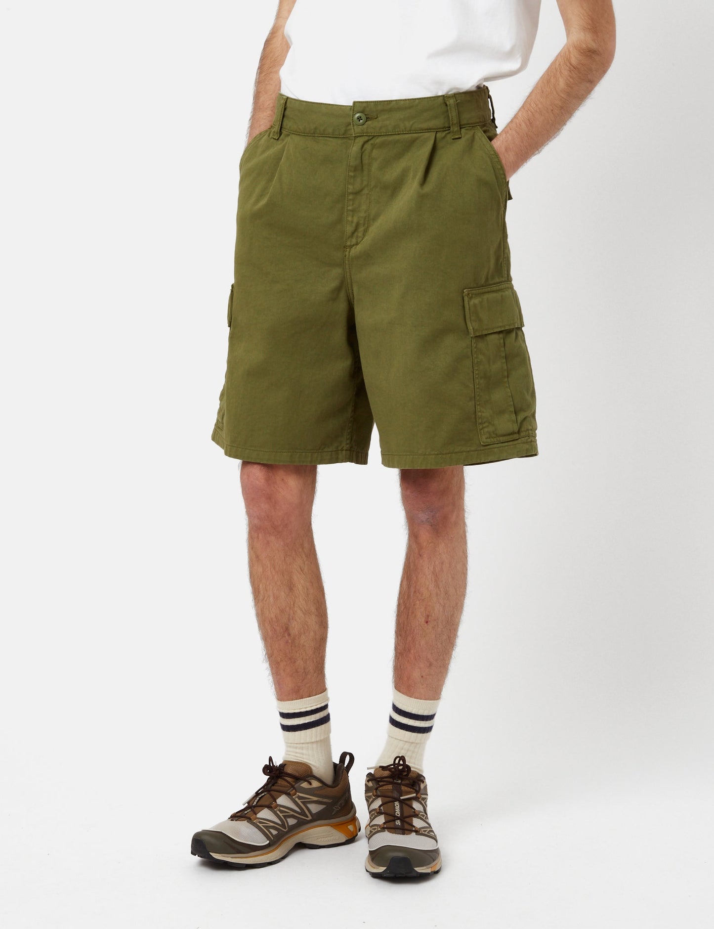Shorts cargo Cole (biologiques) - Vert kiwi