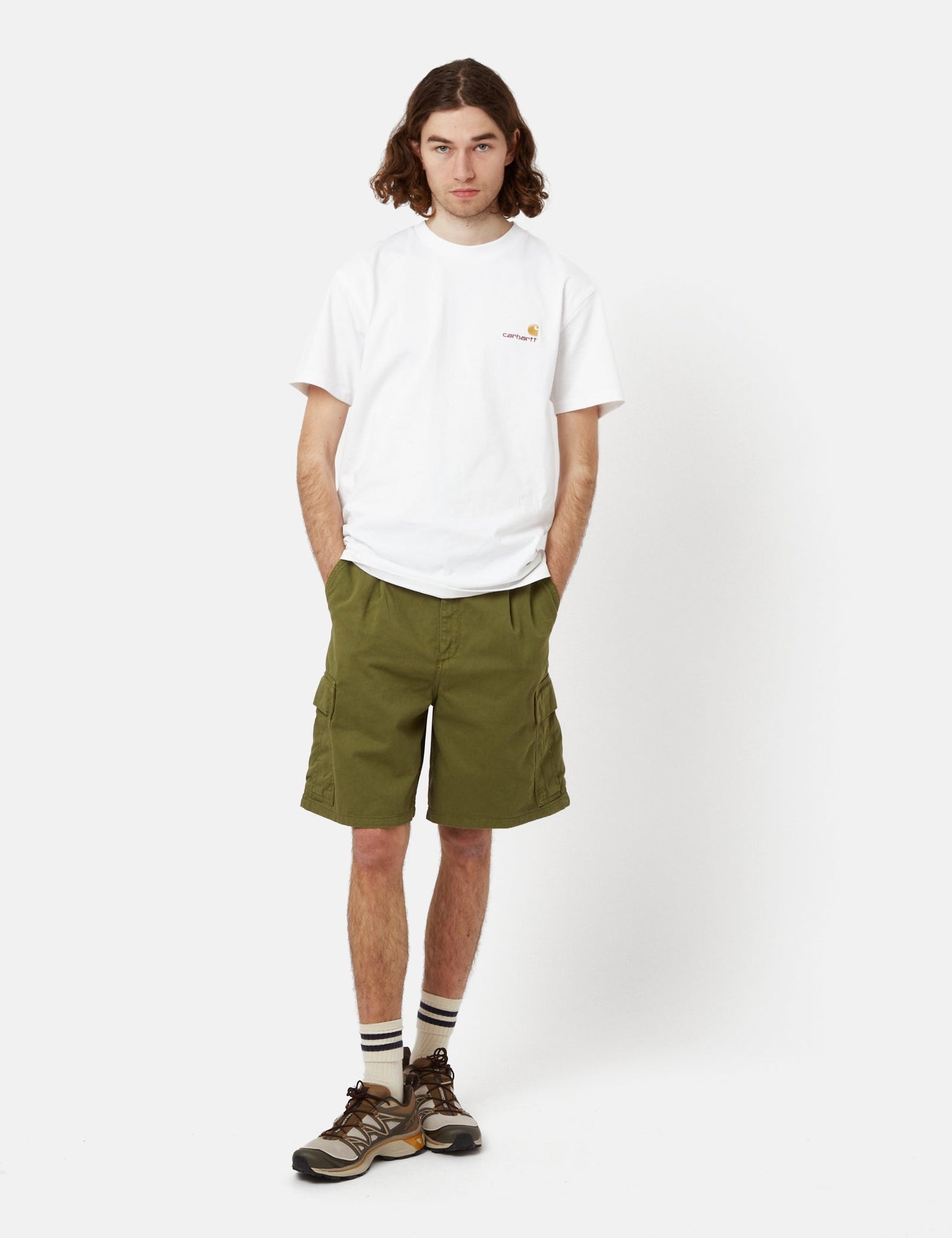 Shorts cargo Cole (biologiques) - Vert kiwi