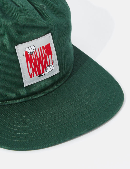 Casquette 5 panneaux extensible - Vert botanique