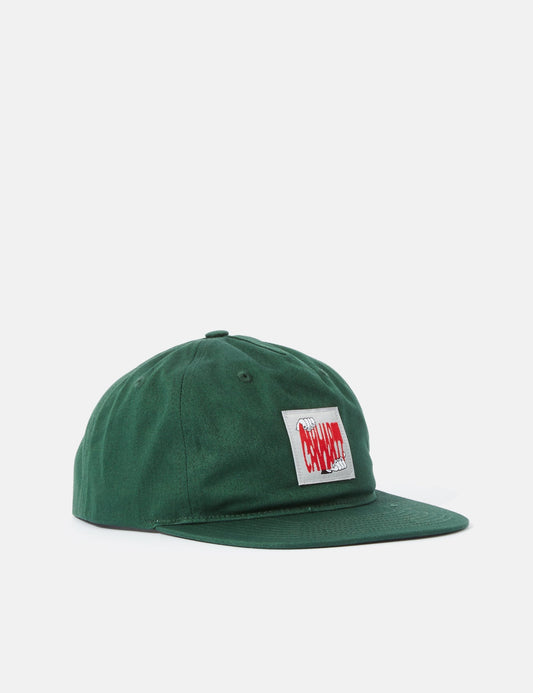 Casquette 5 panneaux extensible - Vert botanique
