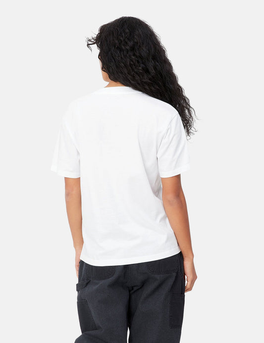 T-Shirt femme fard à joues (standard) - Blanc