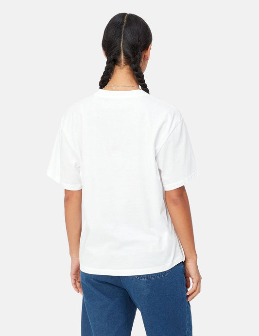 T-shirt Wildcat ample pour femme - Blanc