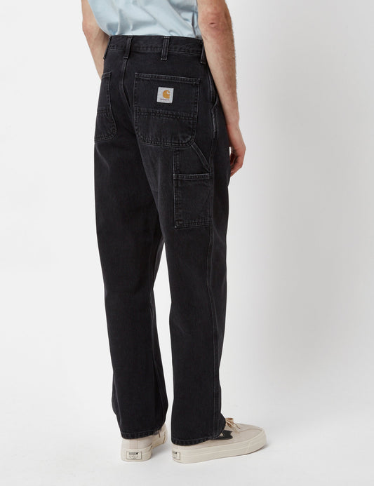 Pantalon à jambe droite (Smith Denim) - Délavé Noir