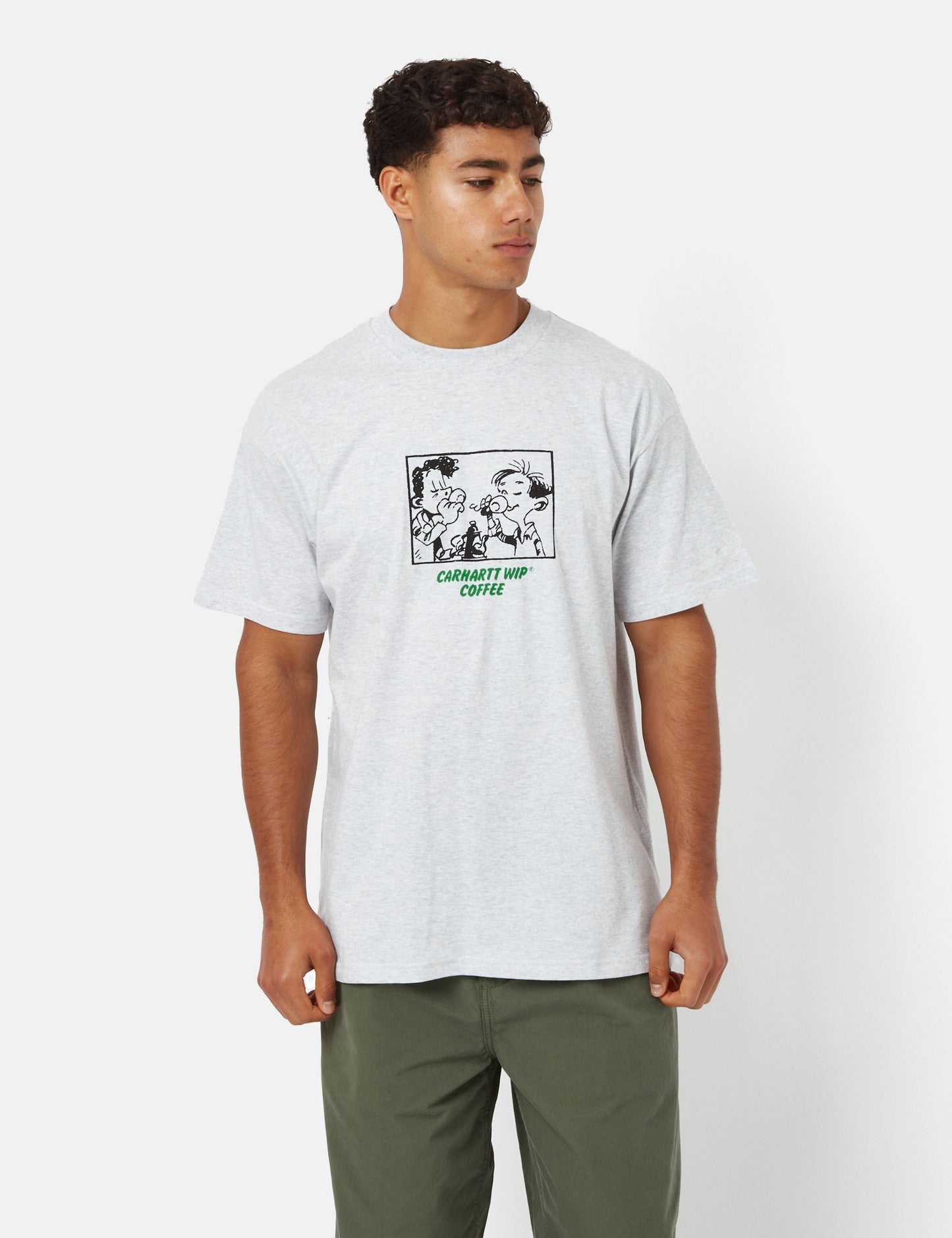T-shirt café (biologique) - Noir