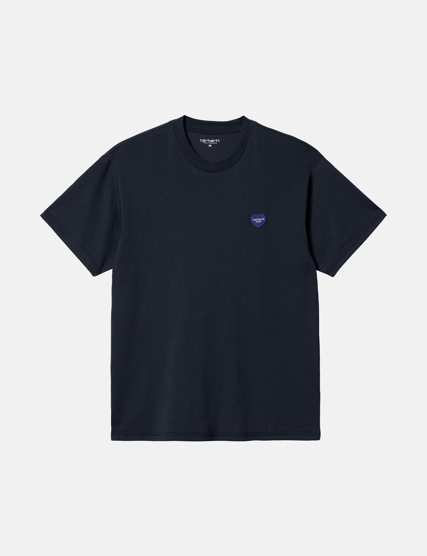 T-shirt Double Cœur (Bio) - Bleu