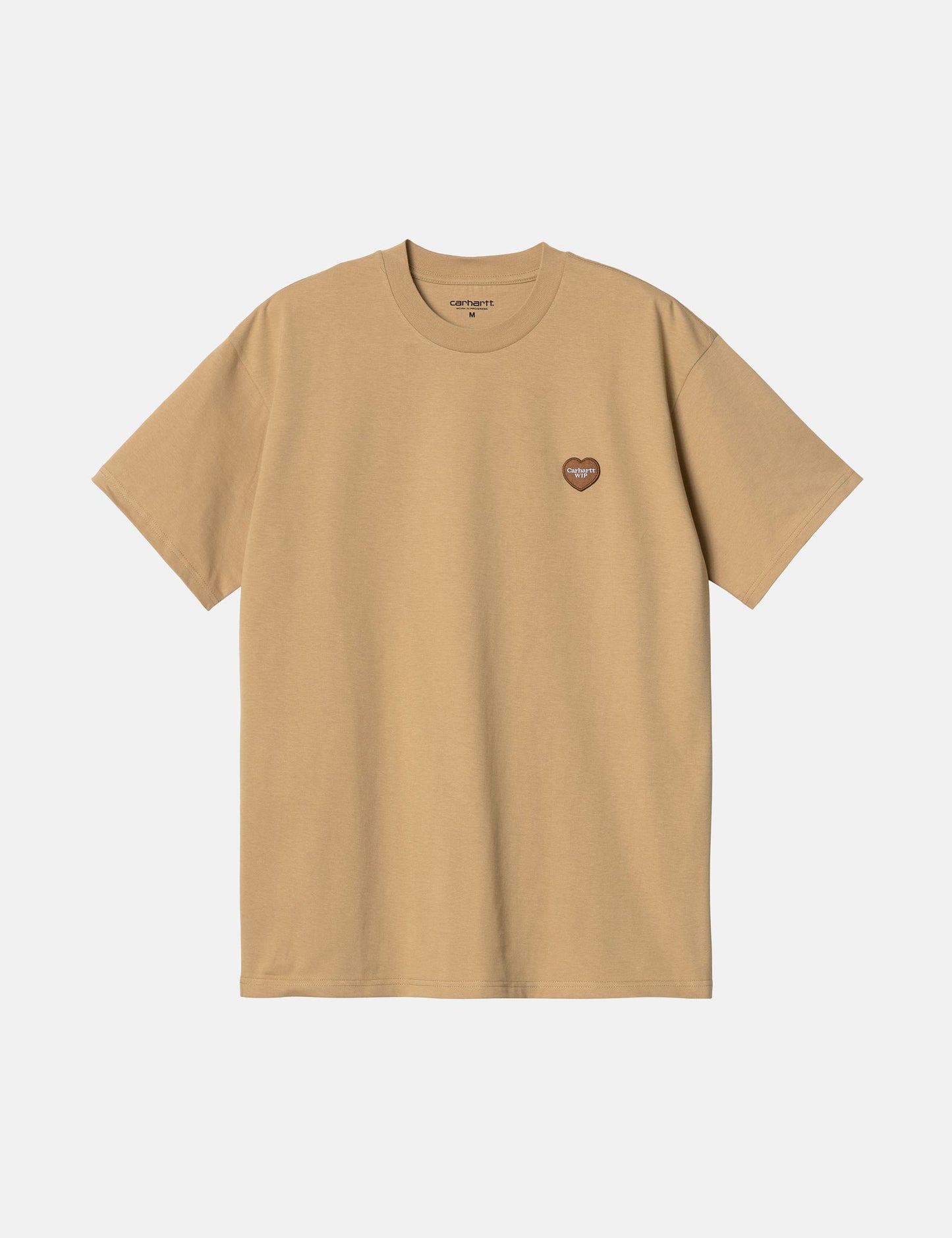 T-shirt Double Cœur (Bio) - Marron Hamilton Poussiéreux