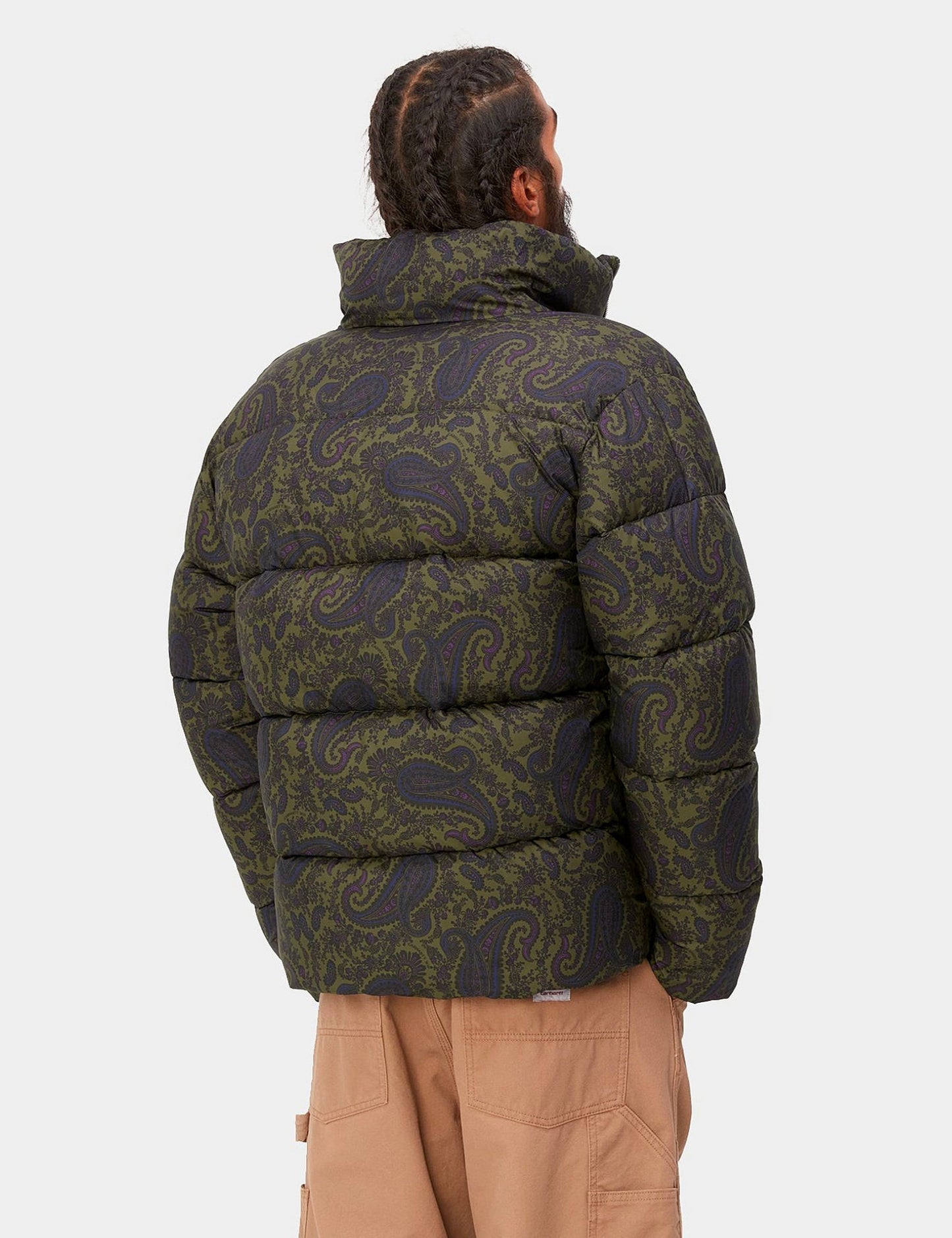 Springfield Jacke (Paisley-Print) – Pflanzengrün
