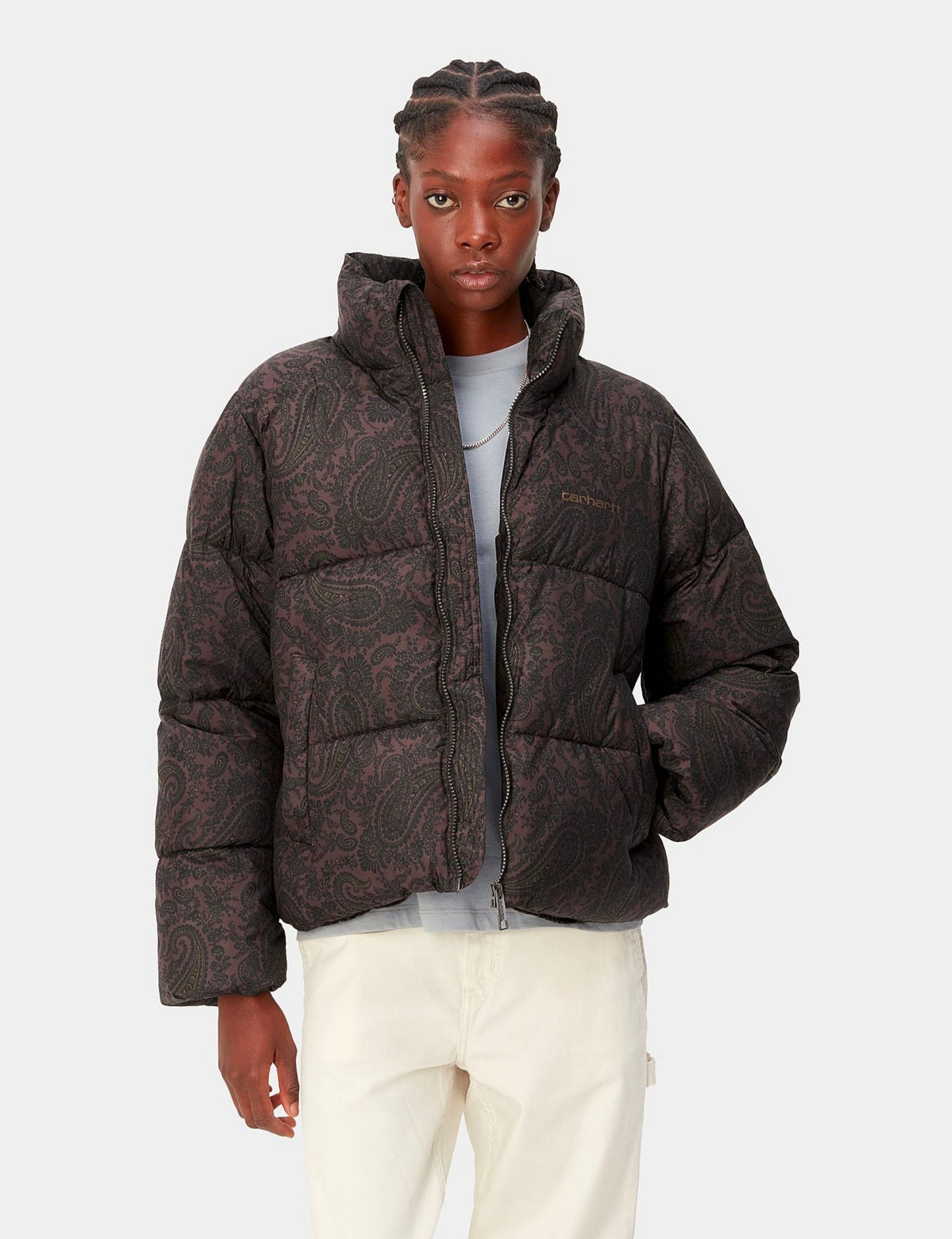 Veste Springfield pour femme (imprimé cachemire) - Vert végétal