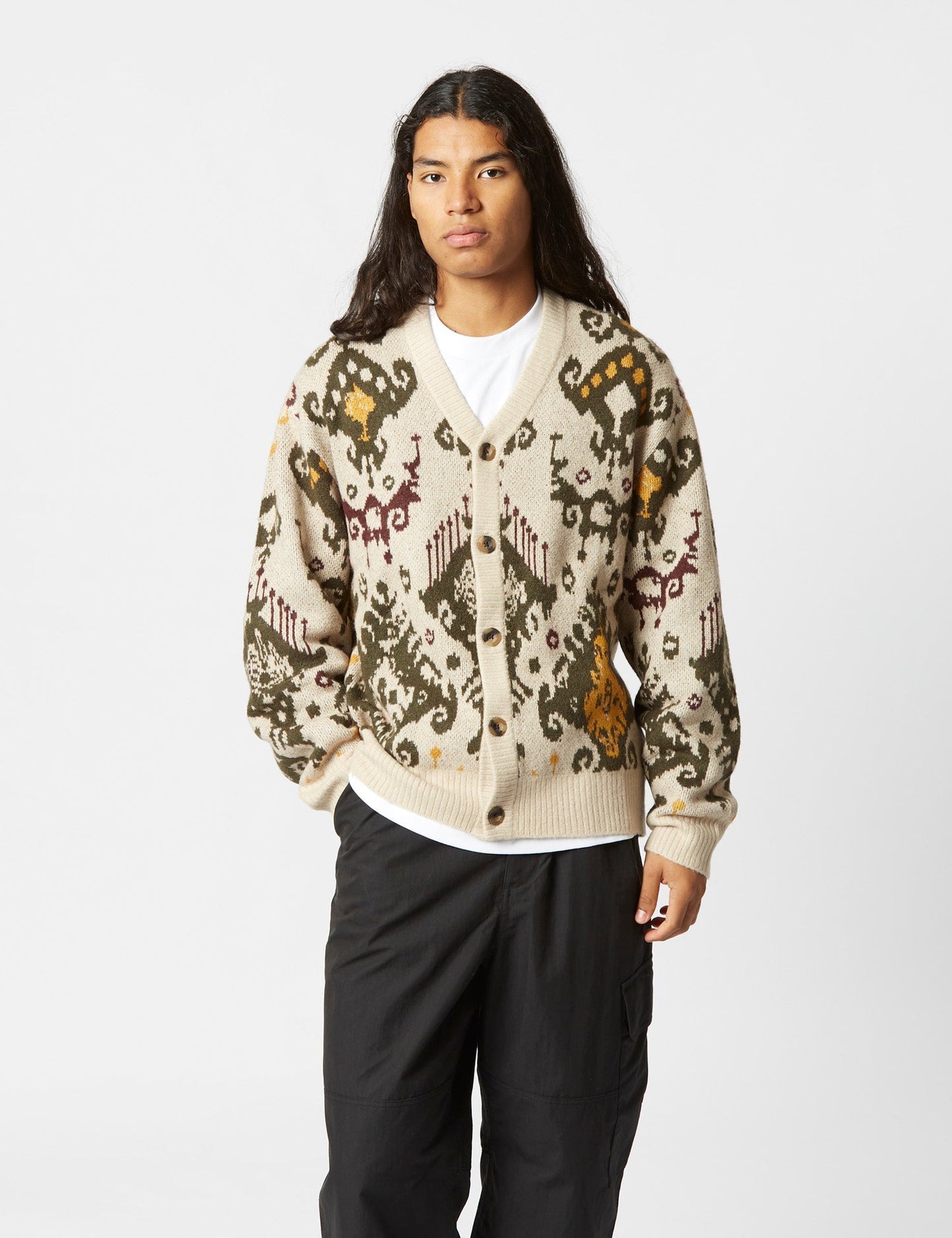 Cardigan Baru - Beige mural