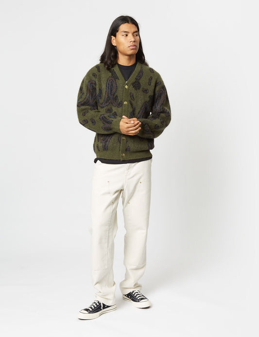 Gilet Medford (Jacquard Cachemire) - Vert Végétal