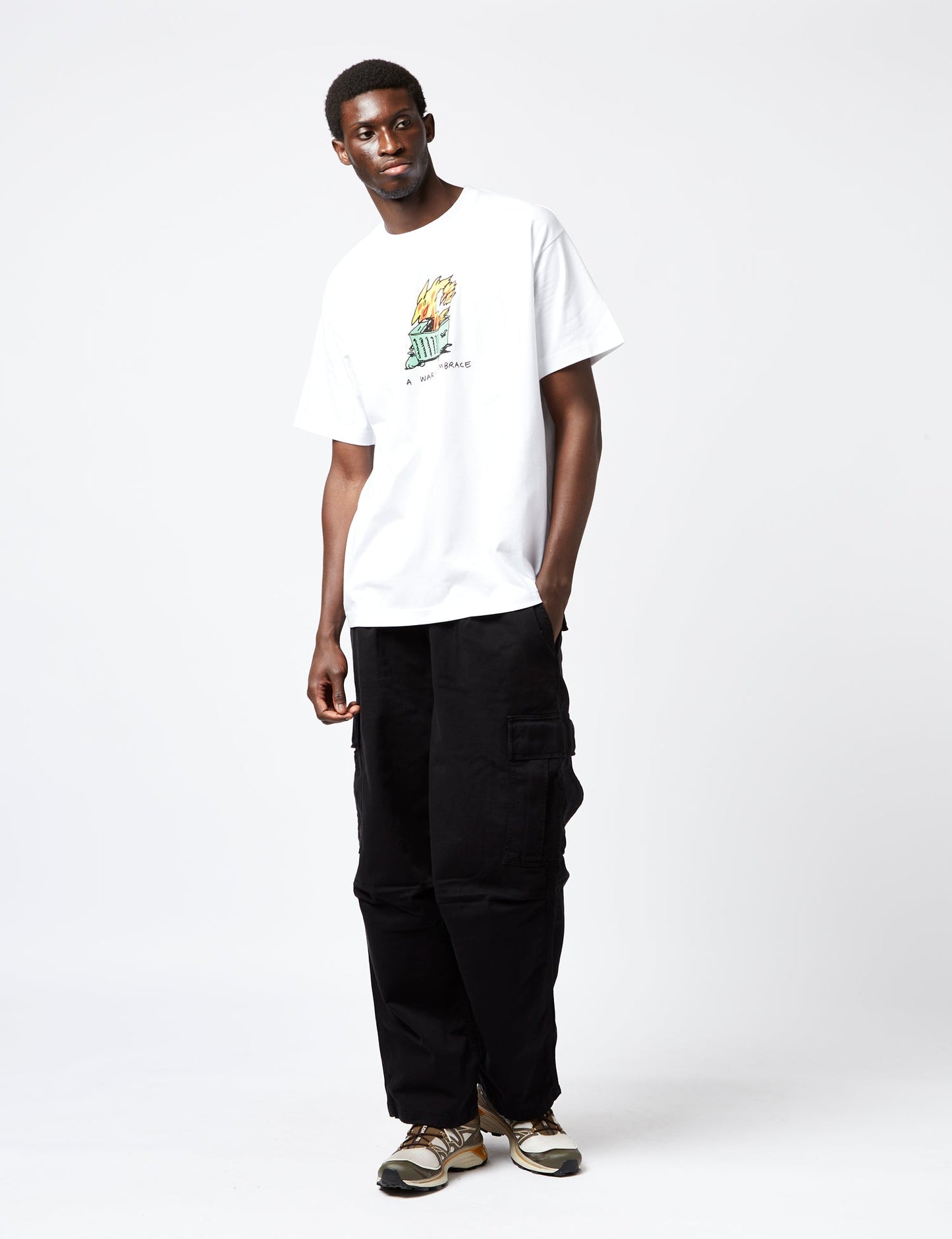 T-shirt « Étreinte chaleureuse » (bio) - Blanc