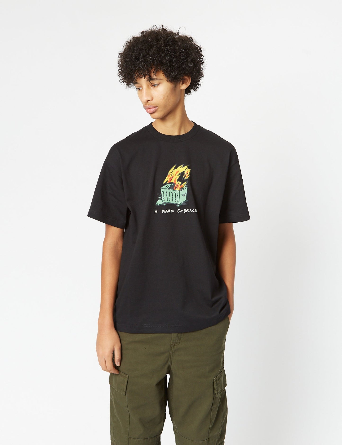 T-shirt « Étreinte chaleureuse » (bio) - Blanc