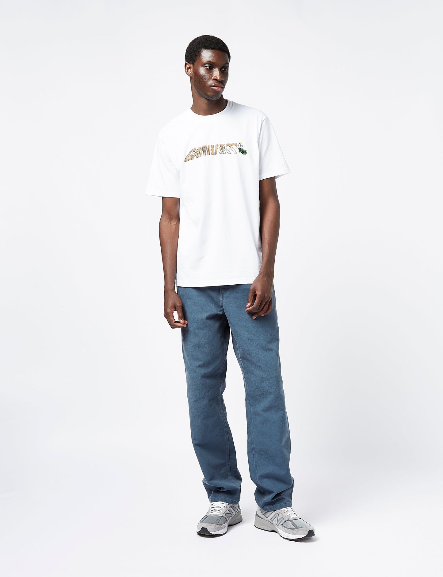 T-shirt à inscription pissenlit (standard) - Blanc