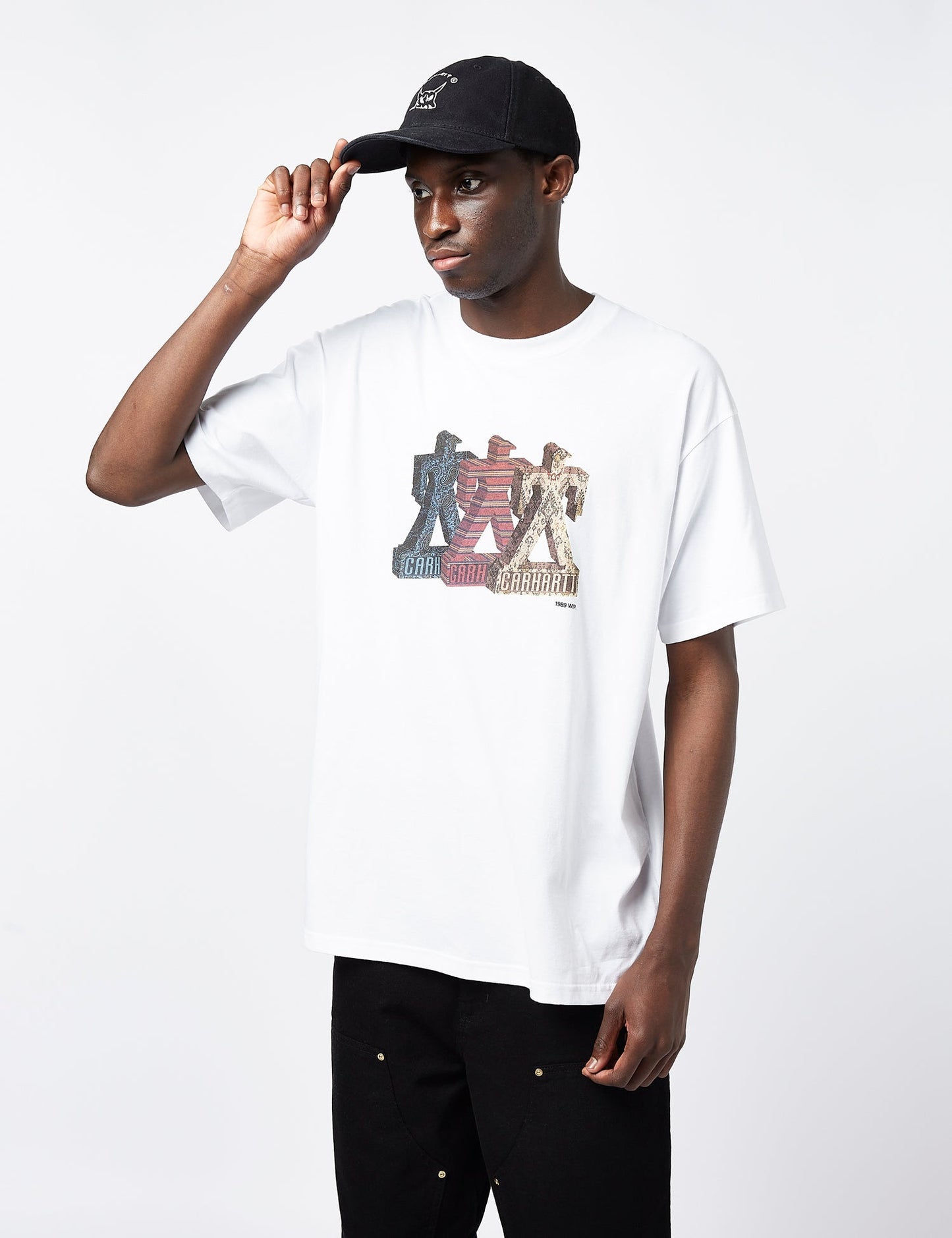 Built T-Shirt (locker geschnitten) – Schwarz