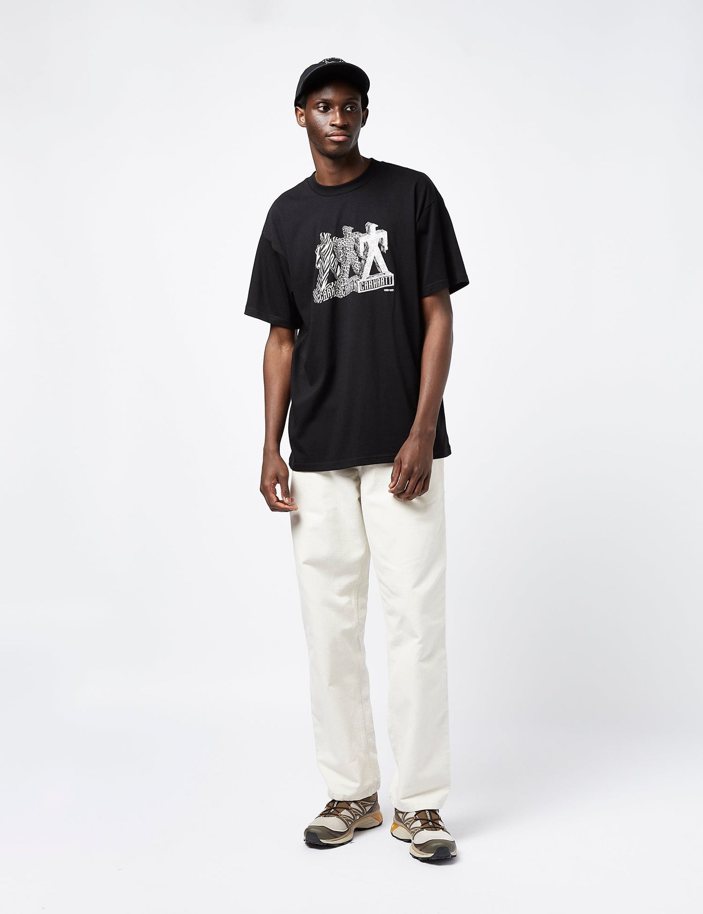 Built T-Shirt (locker geschnitten) – Schwarz