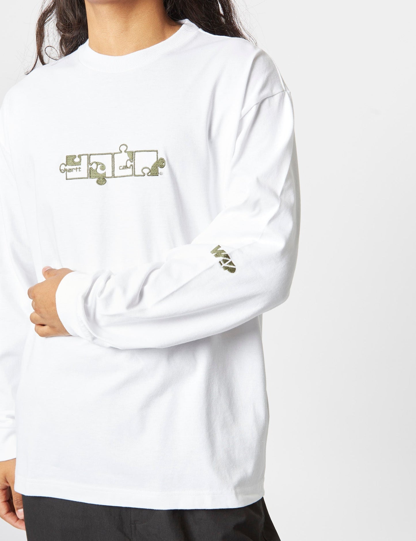 Assemble Langarmshirt (Bio) - Weiß