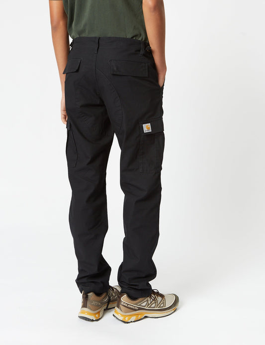 Pantalon Cargo Aviation (Coupe ajustée) - Noir