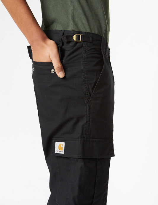 Pantalon Cargo Aviation (Coupe ajustée) - Noir