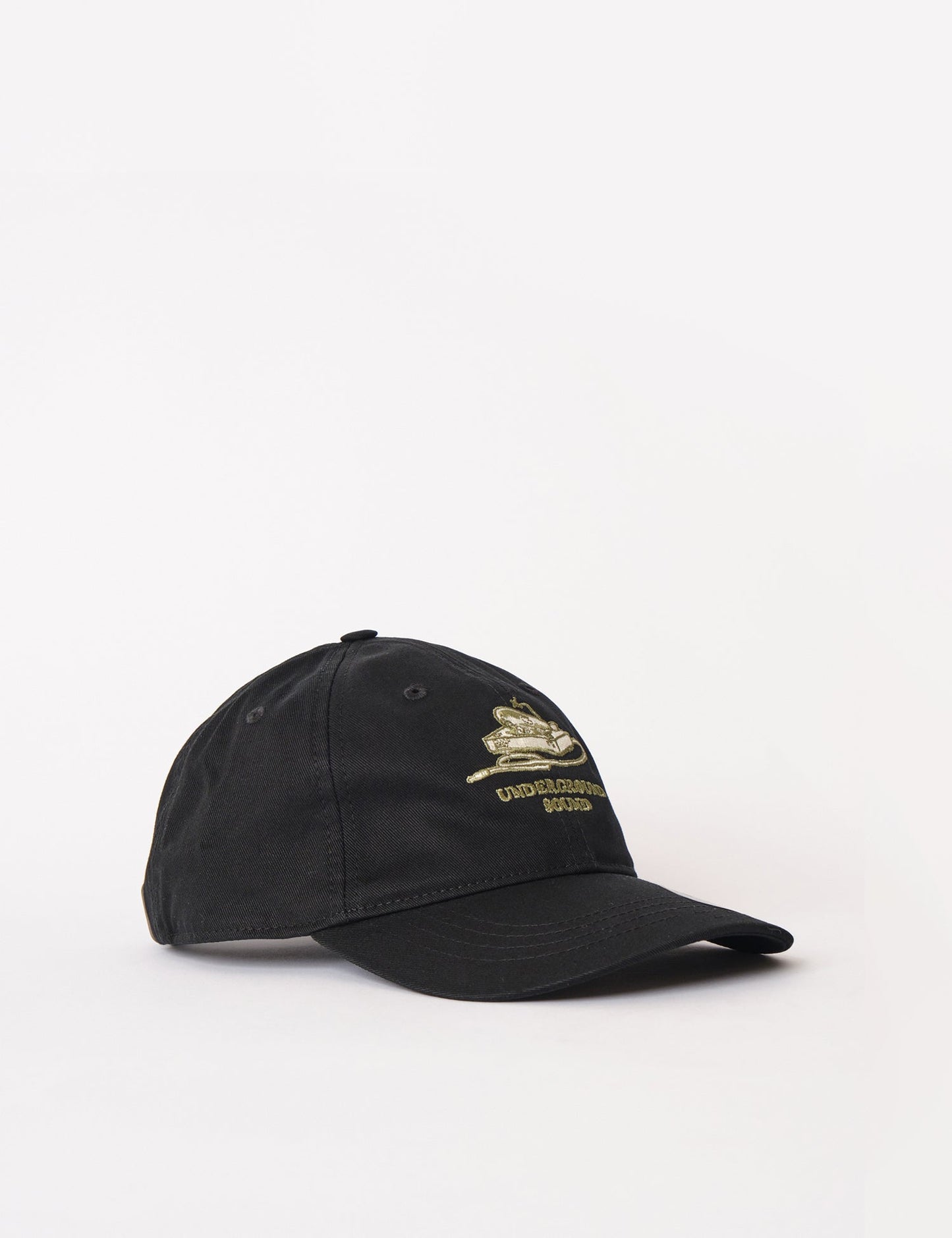 Underground Sound 6-Panel Cap – Schwarz