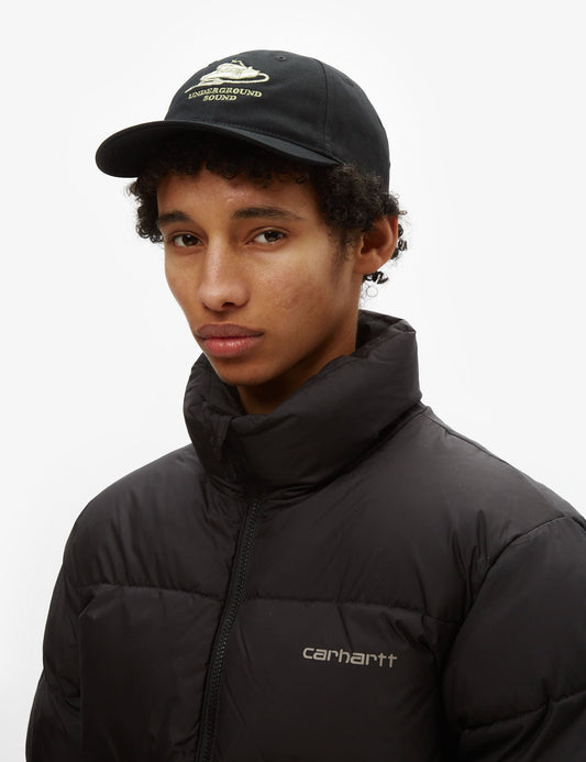 Casquette 6 panneaux Underground Sound - Noir