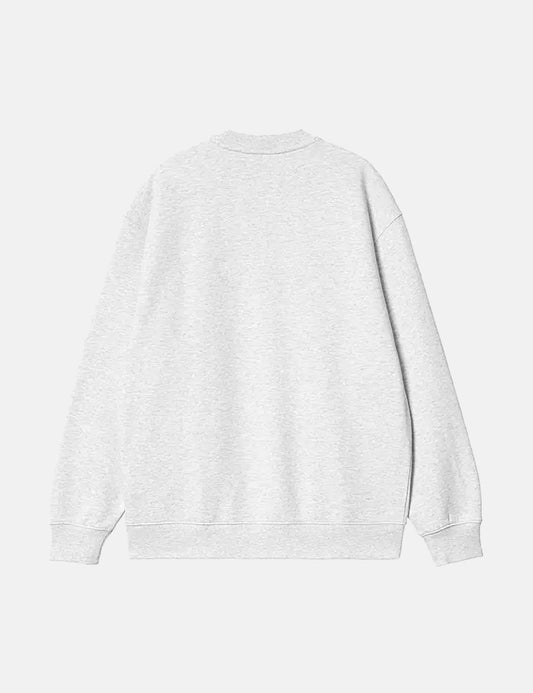 Sweat-shirt Femme - Gris Cendré/Cassis