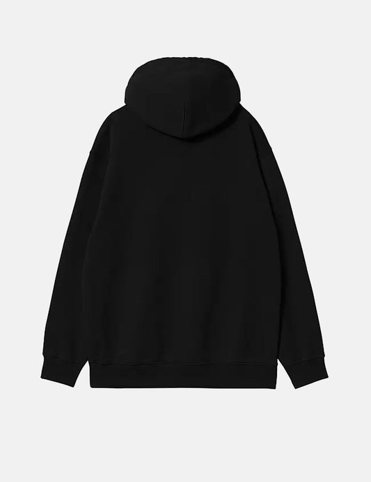 Sweat à capuche pour femme - Noir/Blanc