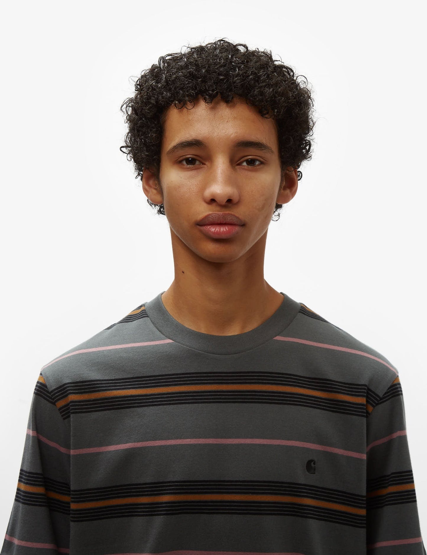 T-shirt rayé Haynes - Vert Jura