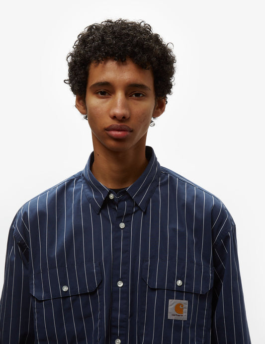 Chemise rayée Orlean – Bleu