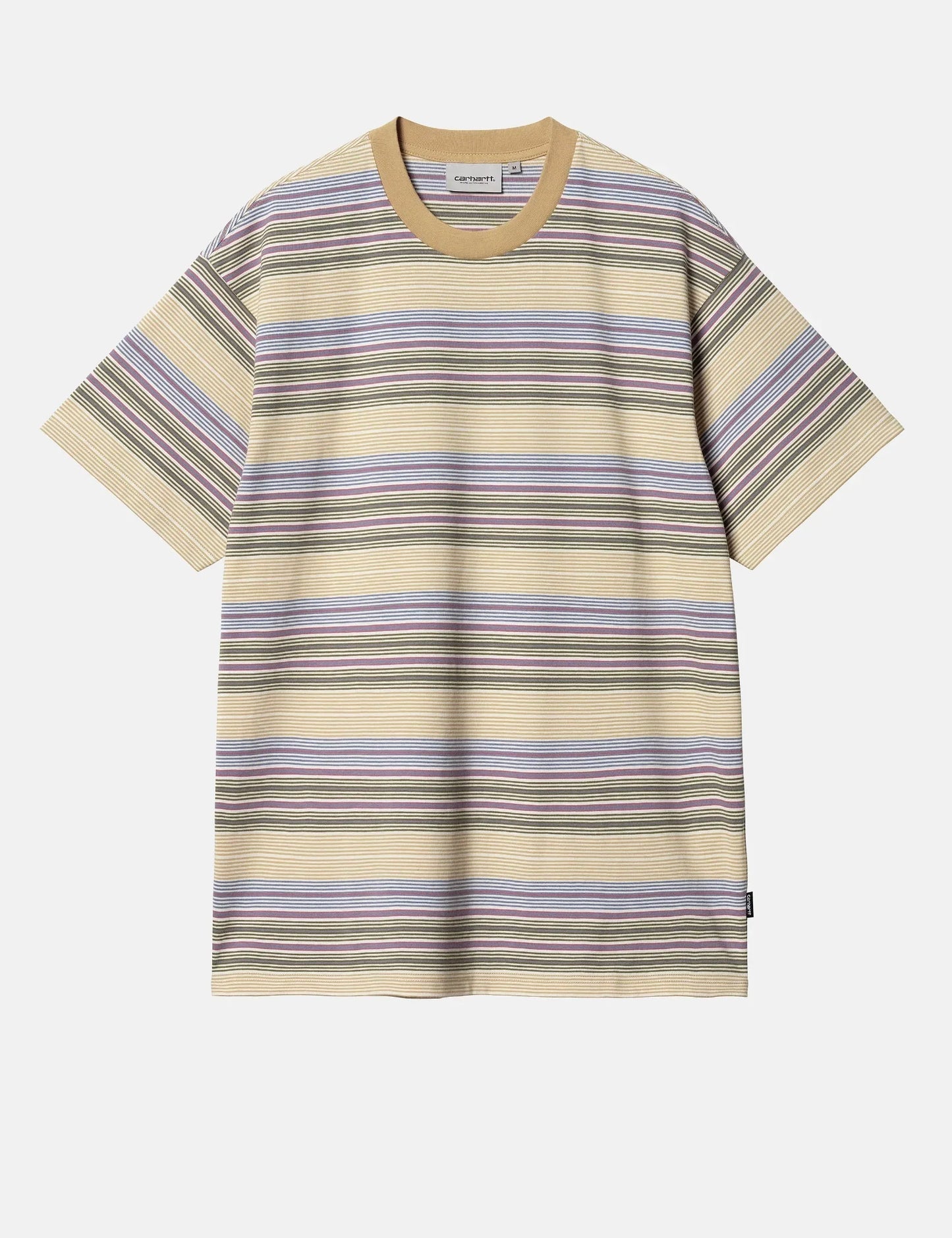 Coby Stripe T-Shirt (Loose) – Bourbon Brown