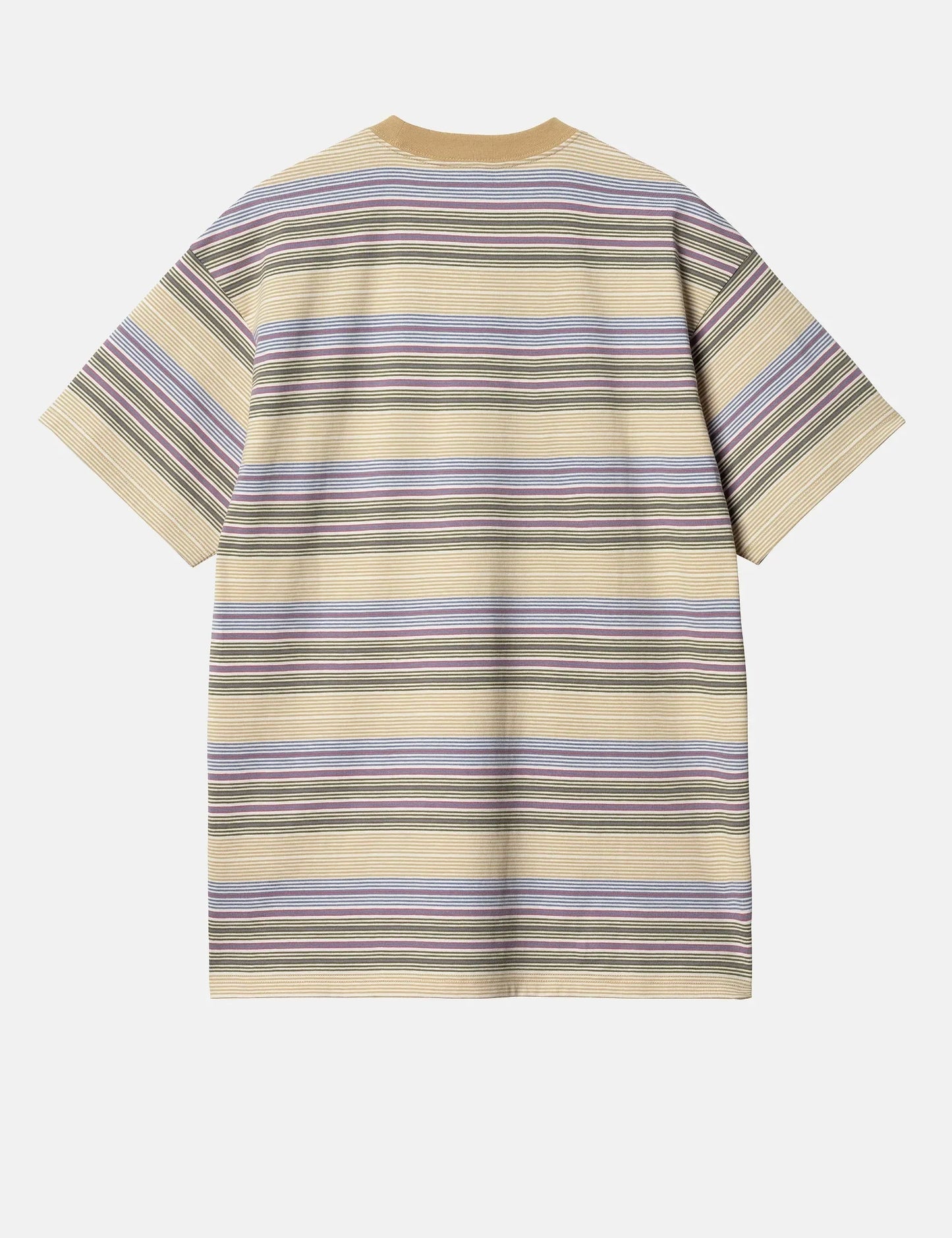 Coby Stripe T-Shirt (Loose) – Bourbon Brown