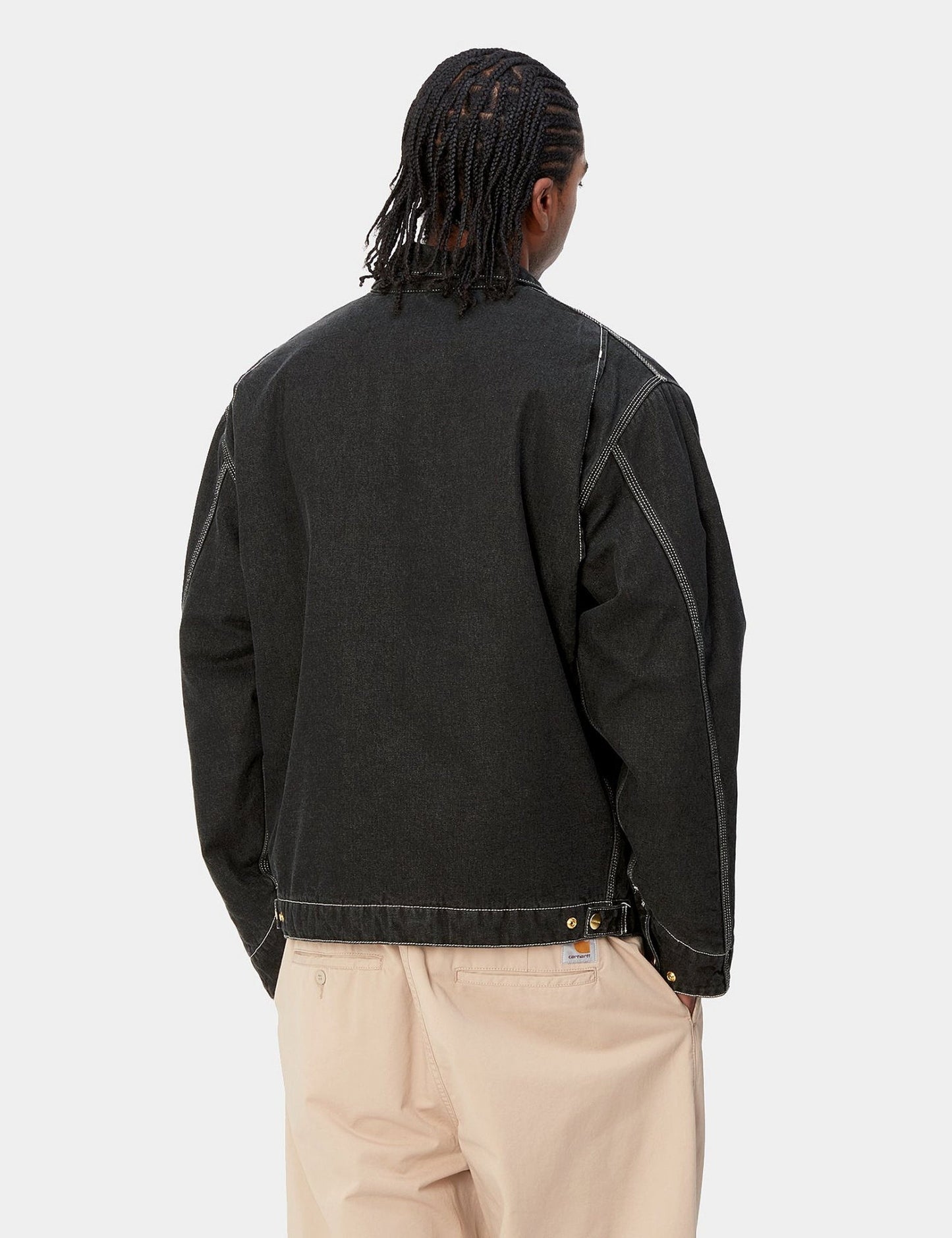 OG Detroit Jacke (Norco Denim) – Black Stone washed