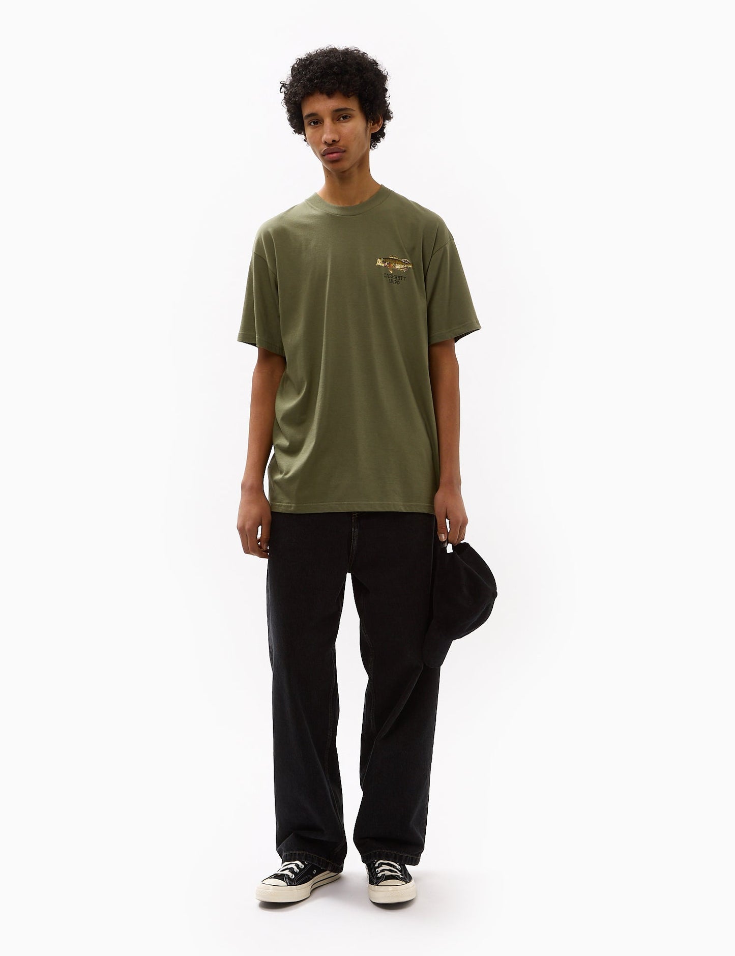 T-shirt Poisson (Ample) - Vert Billet