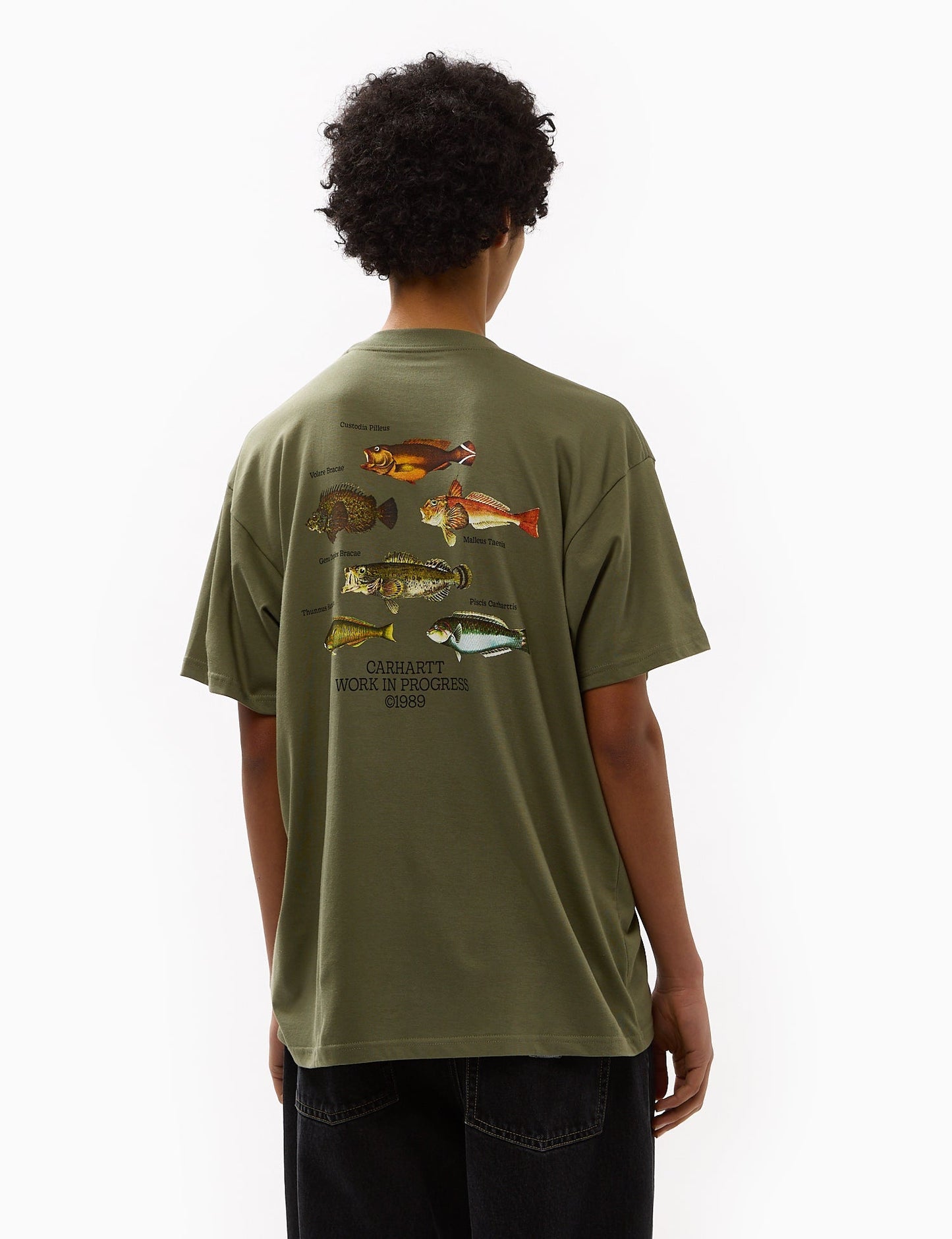 T-shirt Poisson (Ample) - Vert Billet