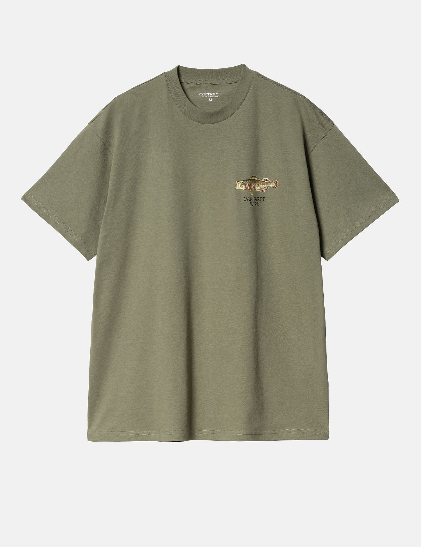 T-shirt Poisson (Ample) - Vert Billet