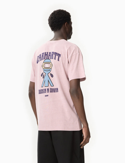 Duckin' T-Shirt (locker geschnitten) - Glassy Pink