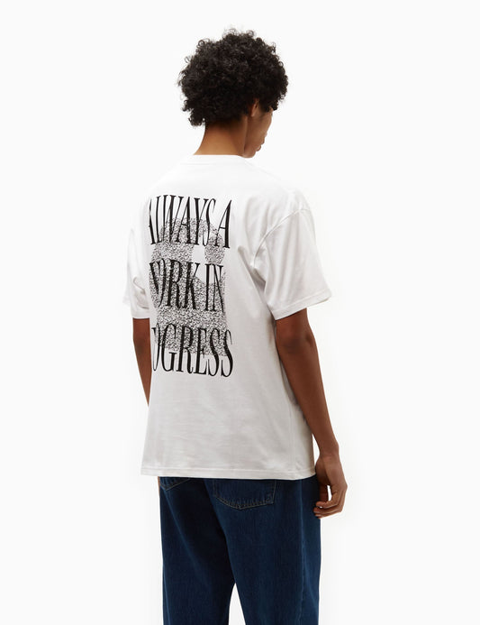 Always a WIP T-Shirt (locker geschnitten) – Weiß