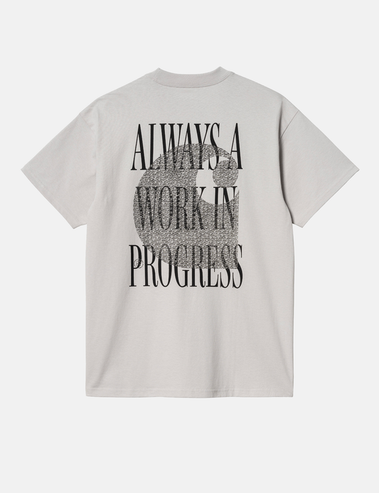 Always a WIP T-Shirt (locker sitzend) - Sonic Silver Grey