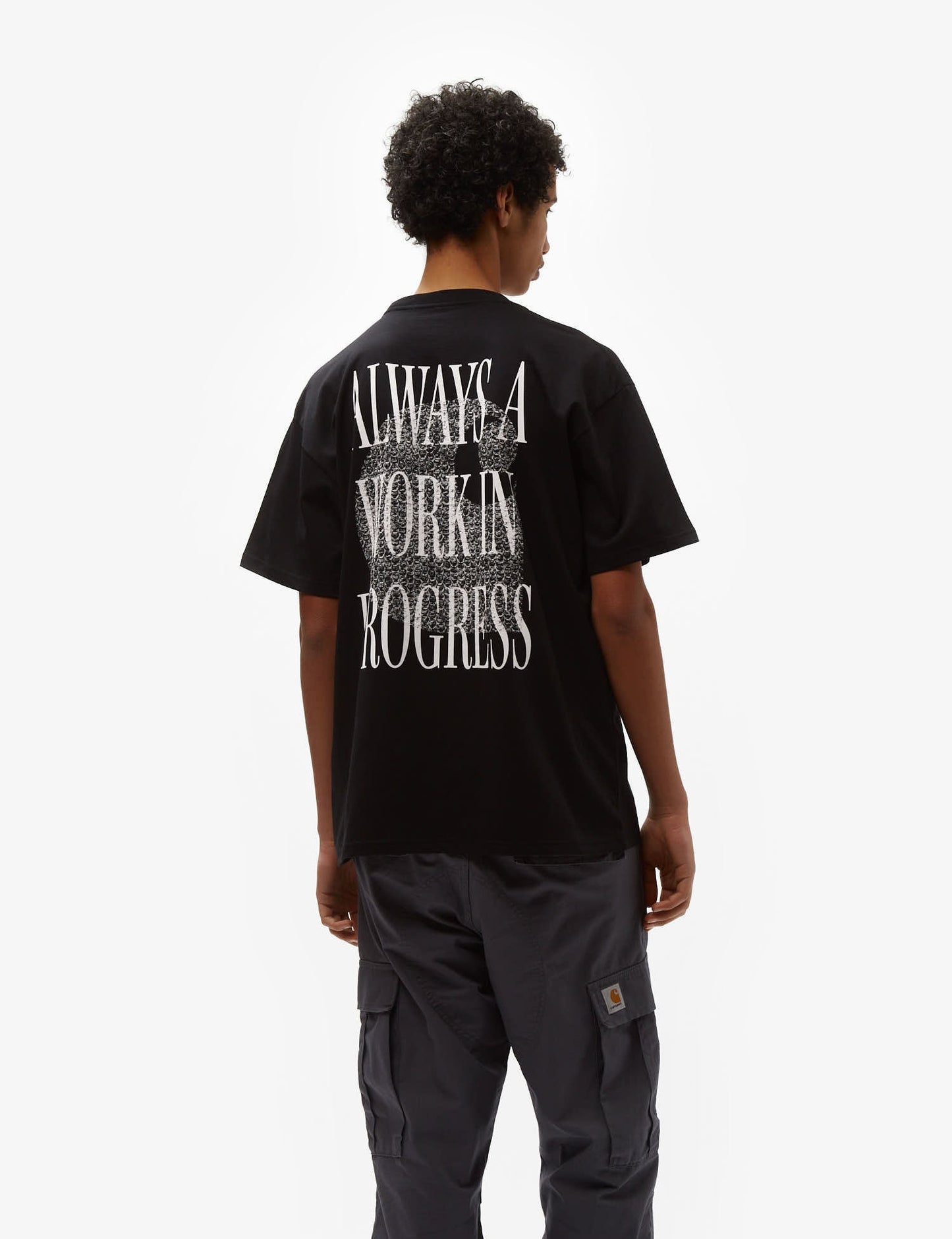 Always a WIP T-Shirt (locker geschnitten) – Weiß