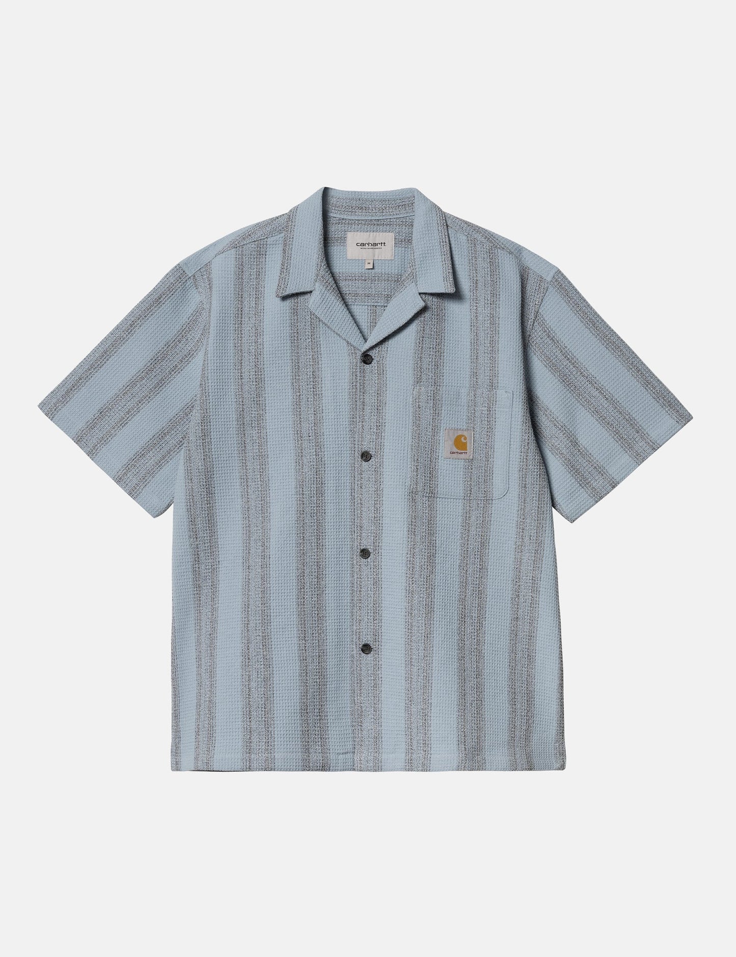 Chemise Dodson à rayures et manches courtes - Noire