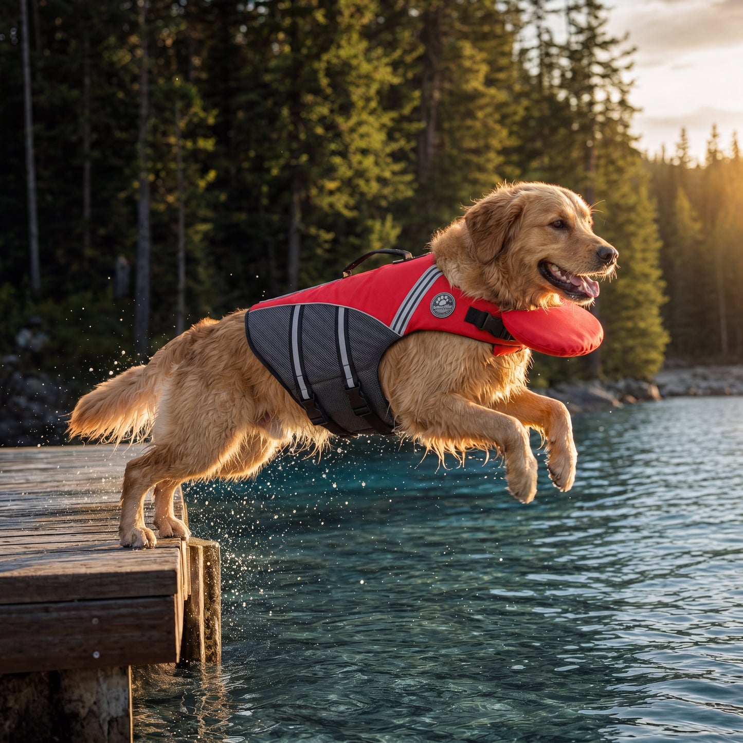 floaty - Schwimmweste für Hunde mit Kopfstütze