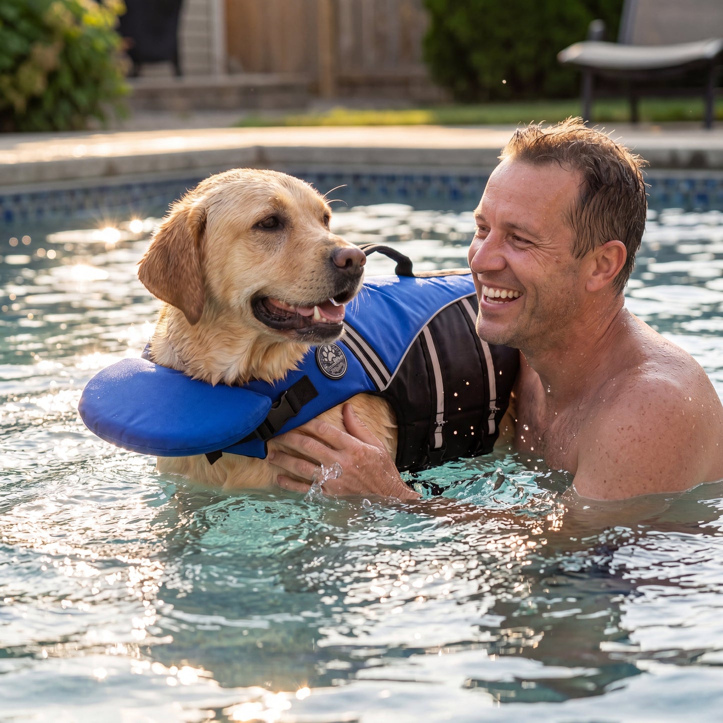 floaty - Schwimmweste für Hunde mit Kopfstütze