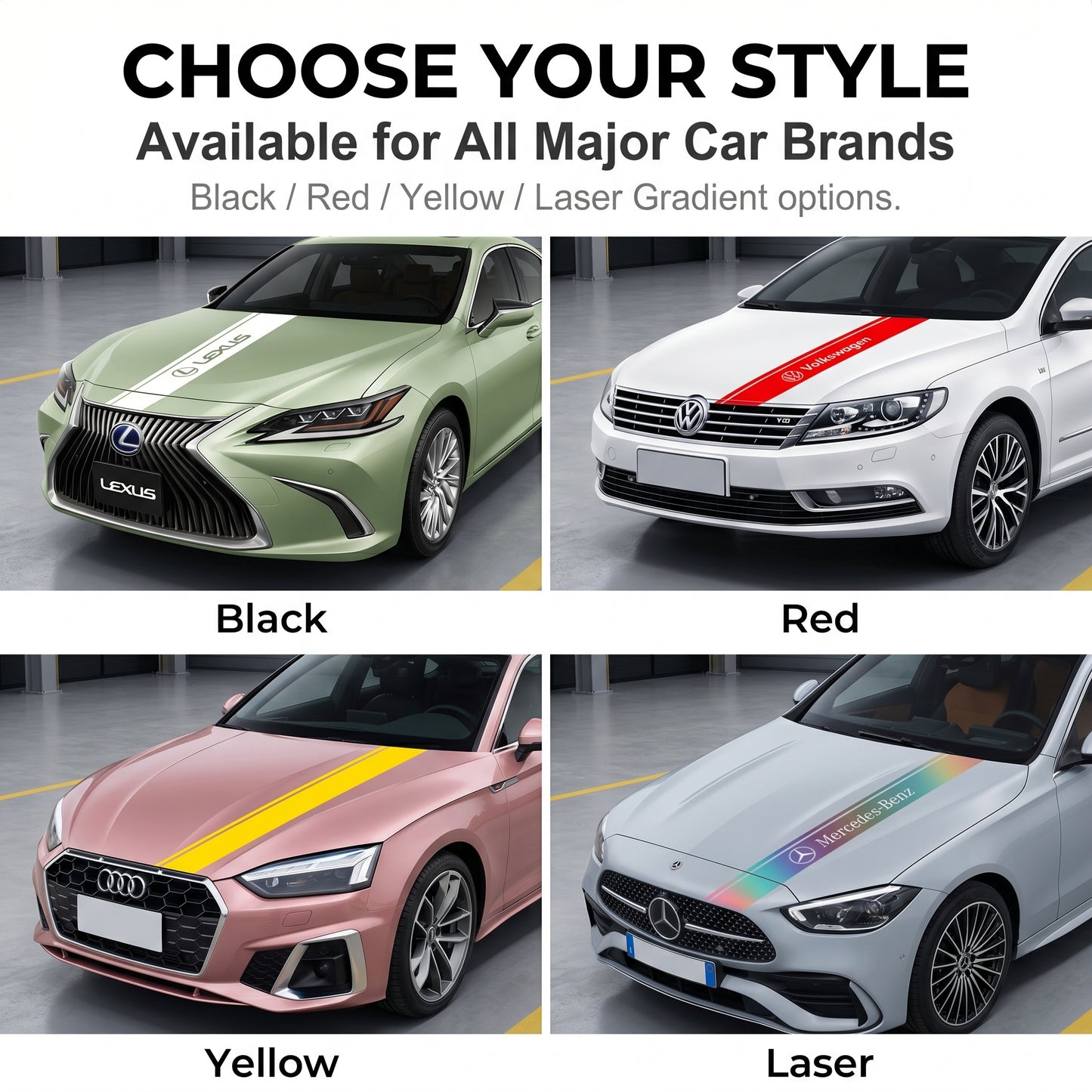 Car Hood Decoration Creative Flower Sticker
