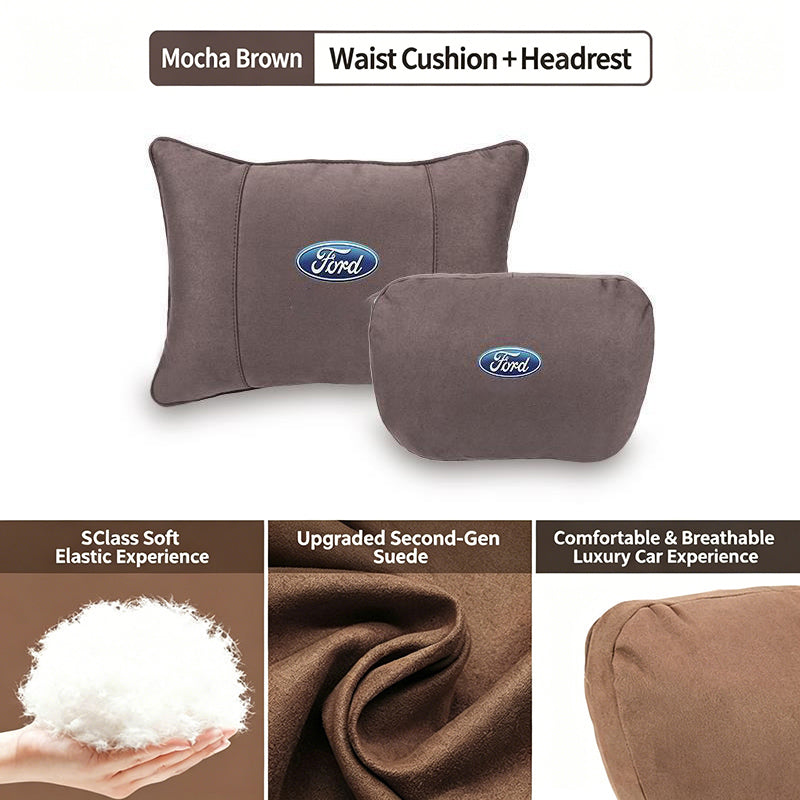 Hot Sale 🔥50% OFF🔥Maybach-Style Cushion Pillow(Headrest + Lumbar Support)