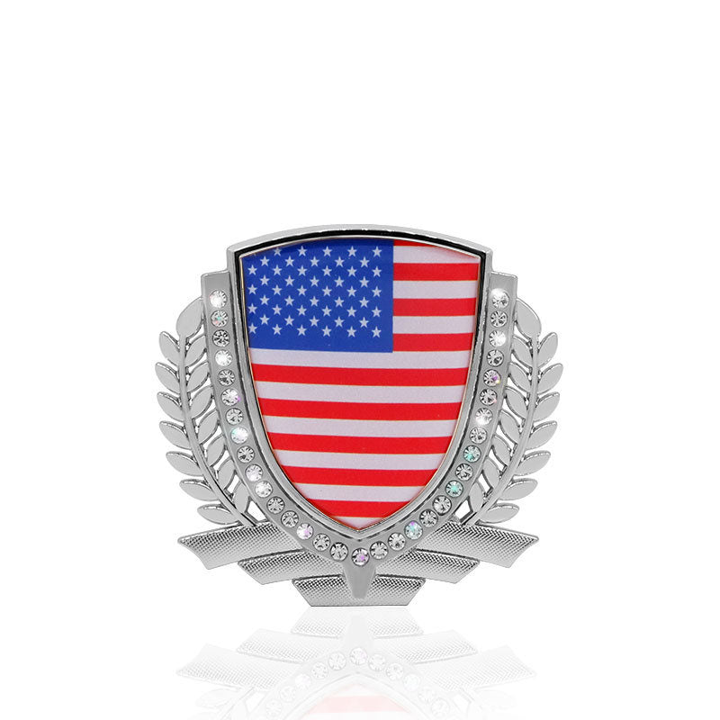 Hot Sale 🎉50% OFF🎉3D Wheat Ear Diamond Metal Creative Car Sticker