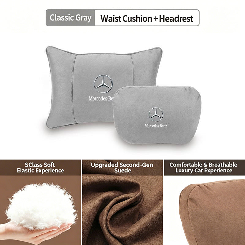 Hot Sale 🔥50% OFF🔥Maybach-Style Cushion Pillow(Headrest + Lumbar Support)
